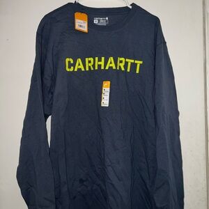 Carhartt Men's Dark Blue Long Sleeve Tee